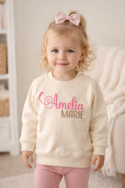 Name Sweatshirt- Personalized Toddler Crewneck