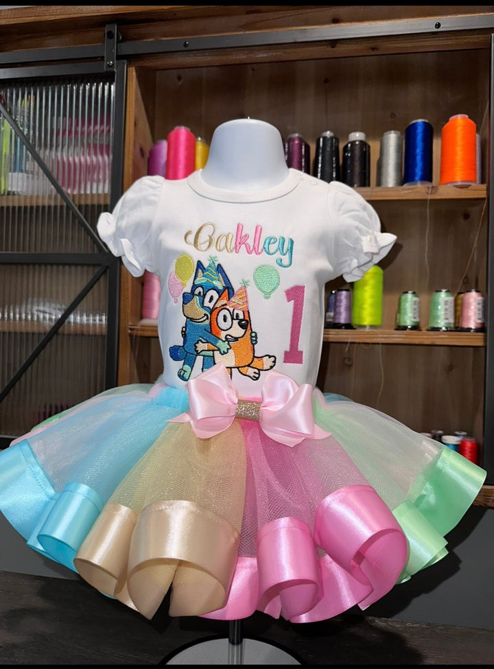 Bluey and Bingo Birthday Outfit