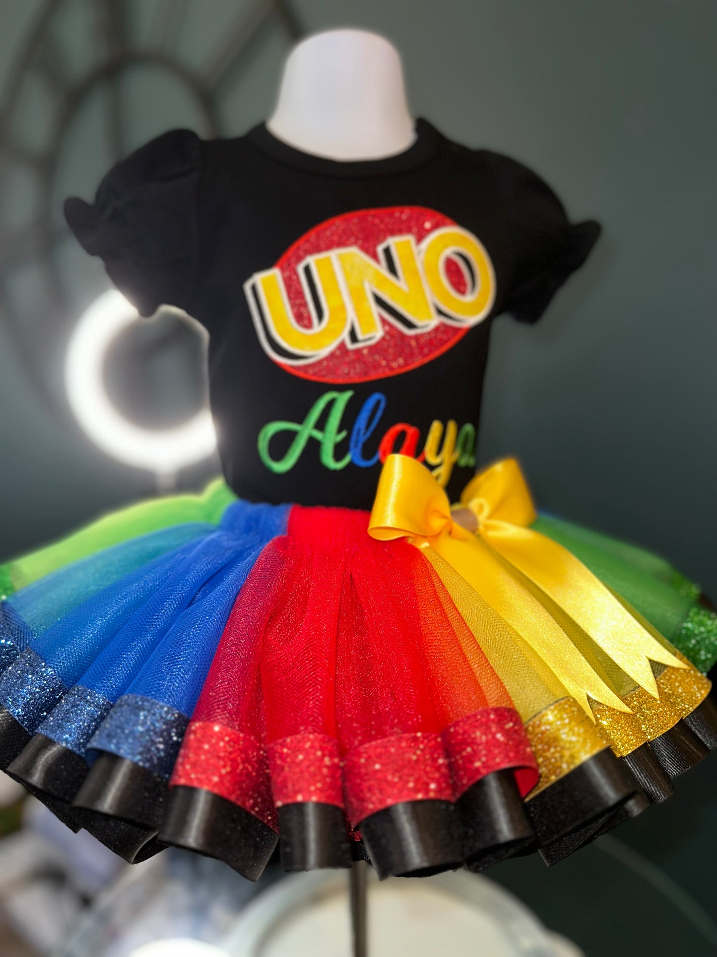 Uno birthday outfit. 1st birthday outfit for girls, theme and ideas