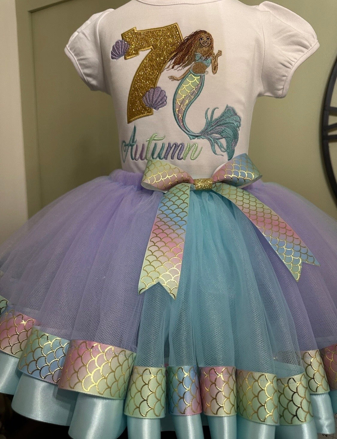 Mermaid birthday outfit