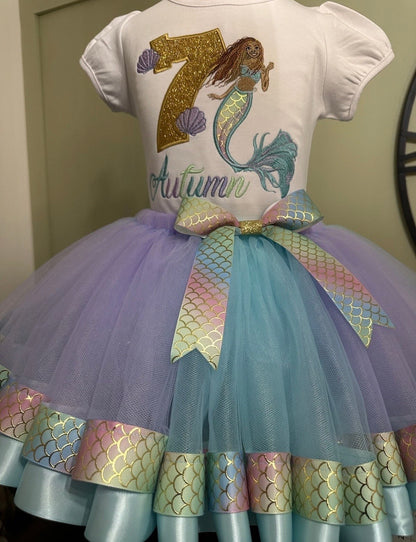 Mermaid birthday outfit