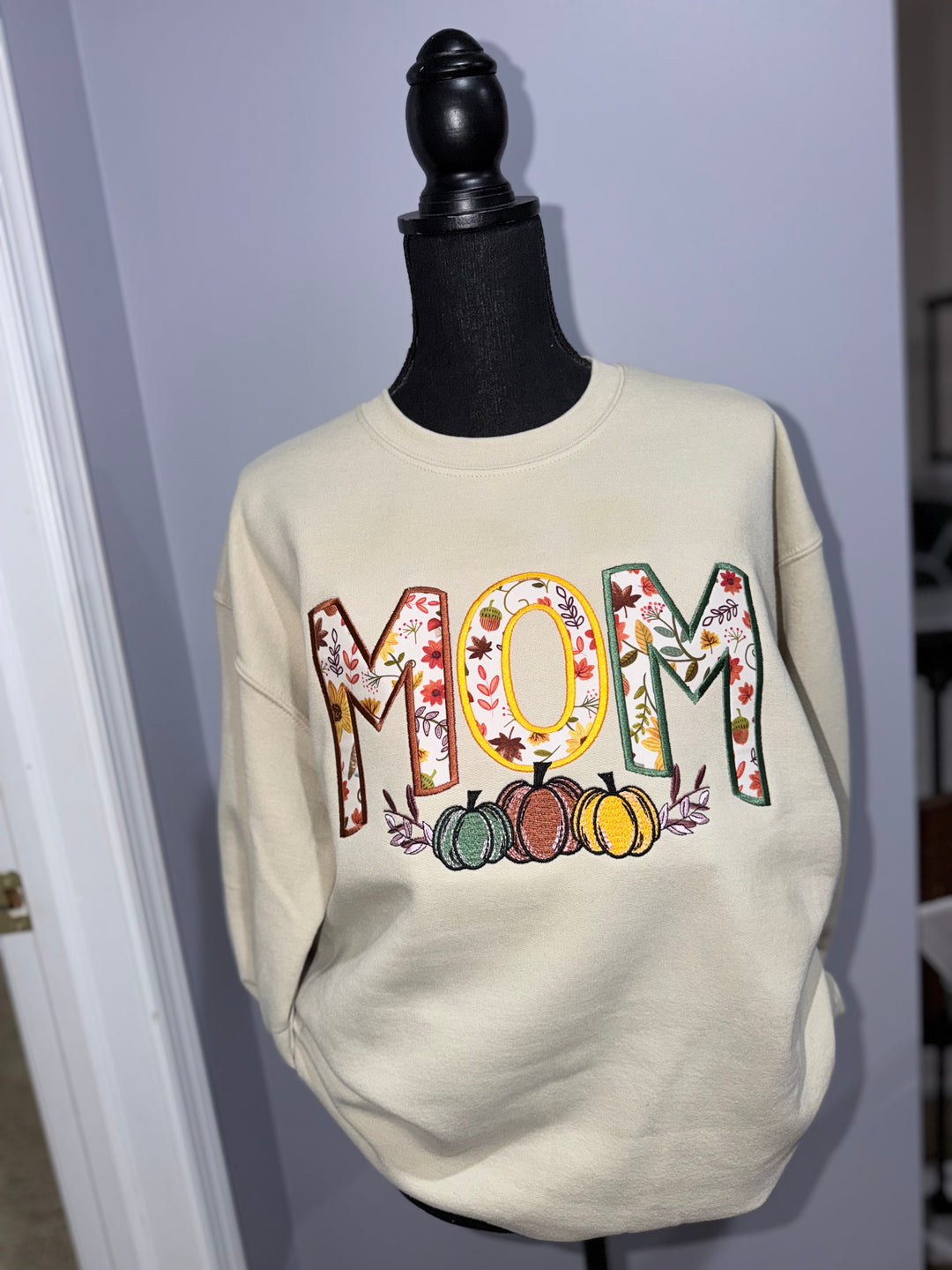 Floral MOM Fall Crewneck