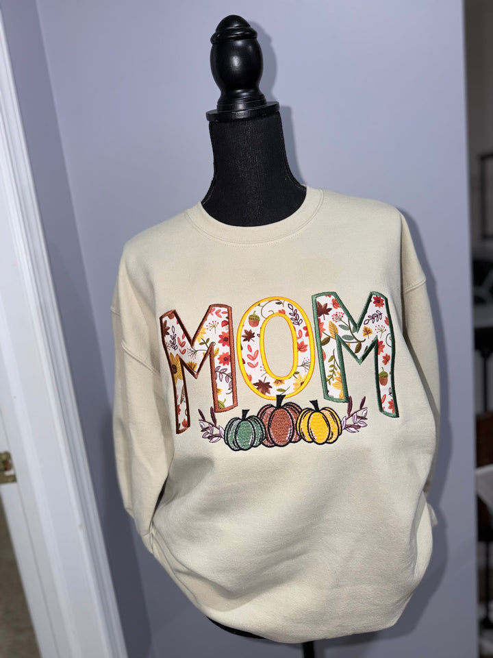 Floral MOM Fall Crewneck