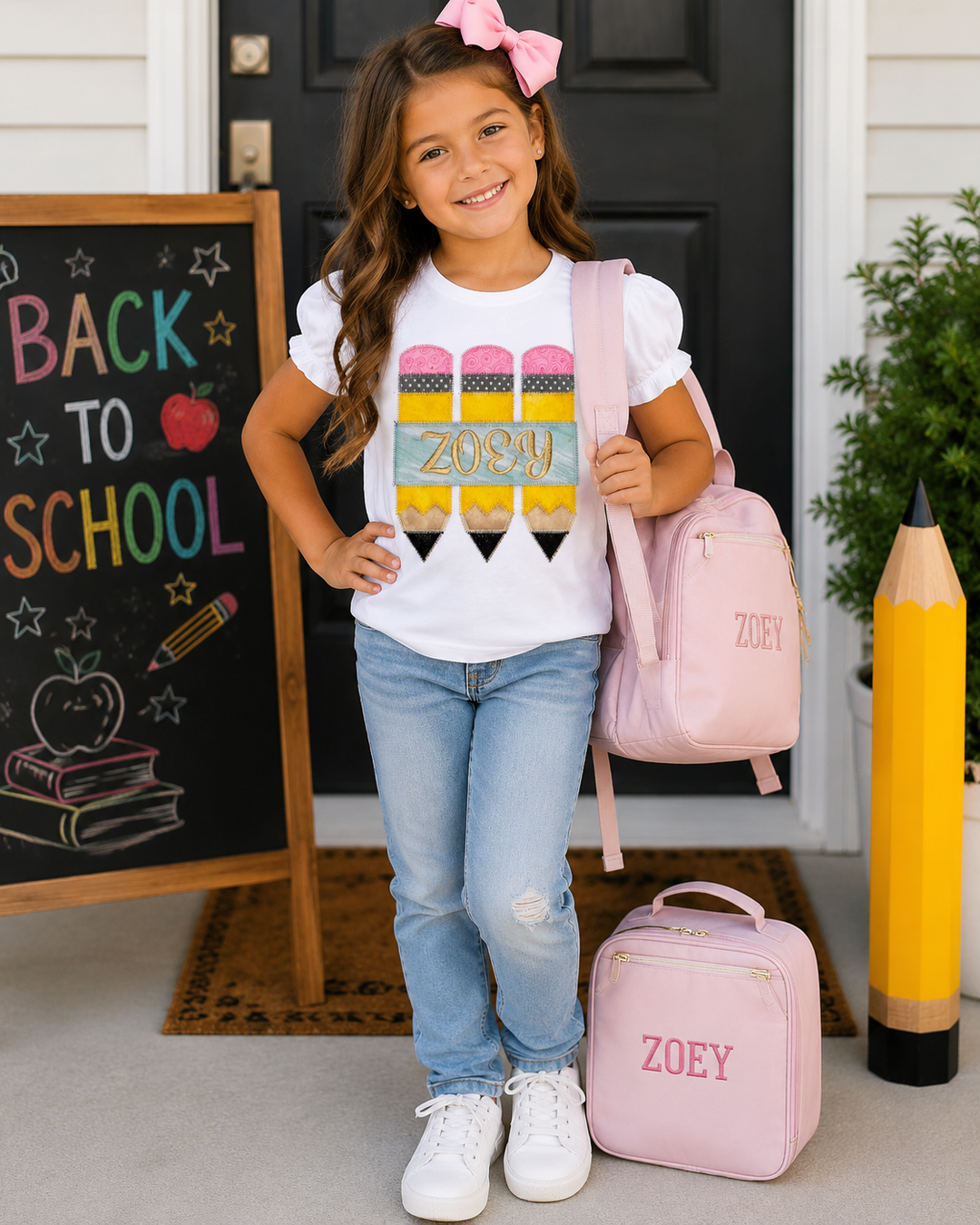 Back to School Pencil shirt- 100 days of school