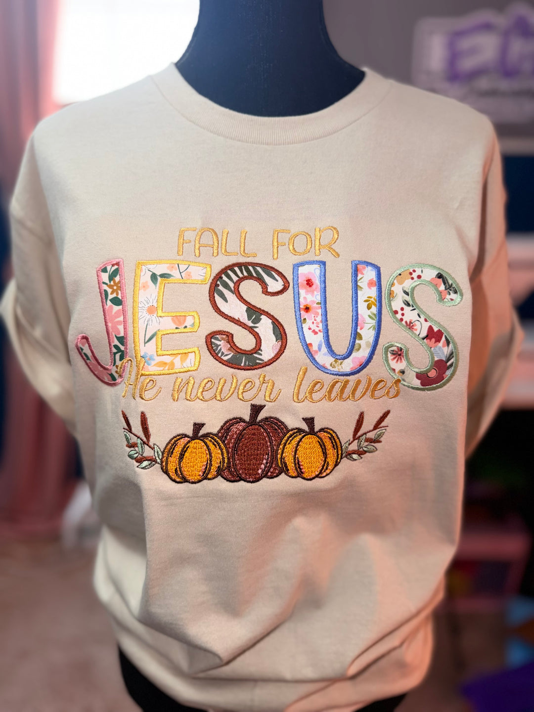 Fall for Jesus Floral Shirt