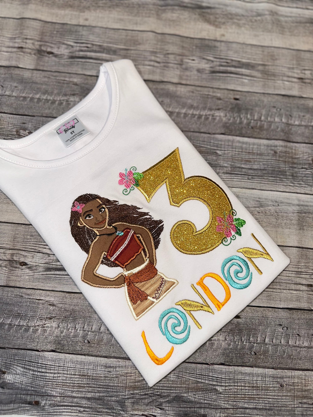 Moana Inspired 3rd Birthday Tutu Outfit