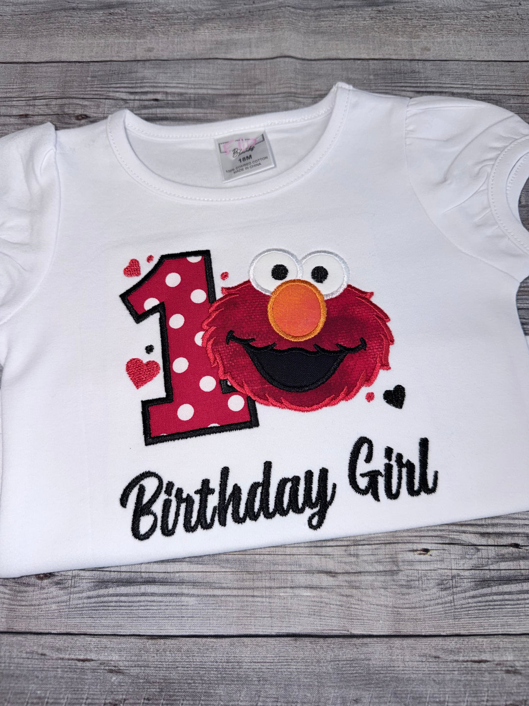 Elmo First Birthday Outfit