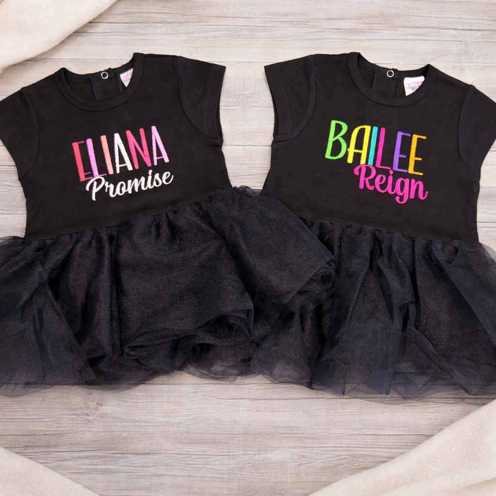 Personalized name shirt Tutu Romper for babies