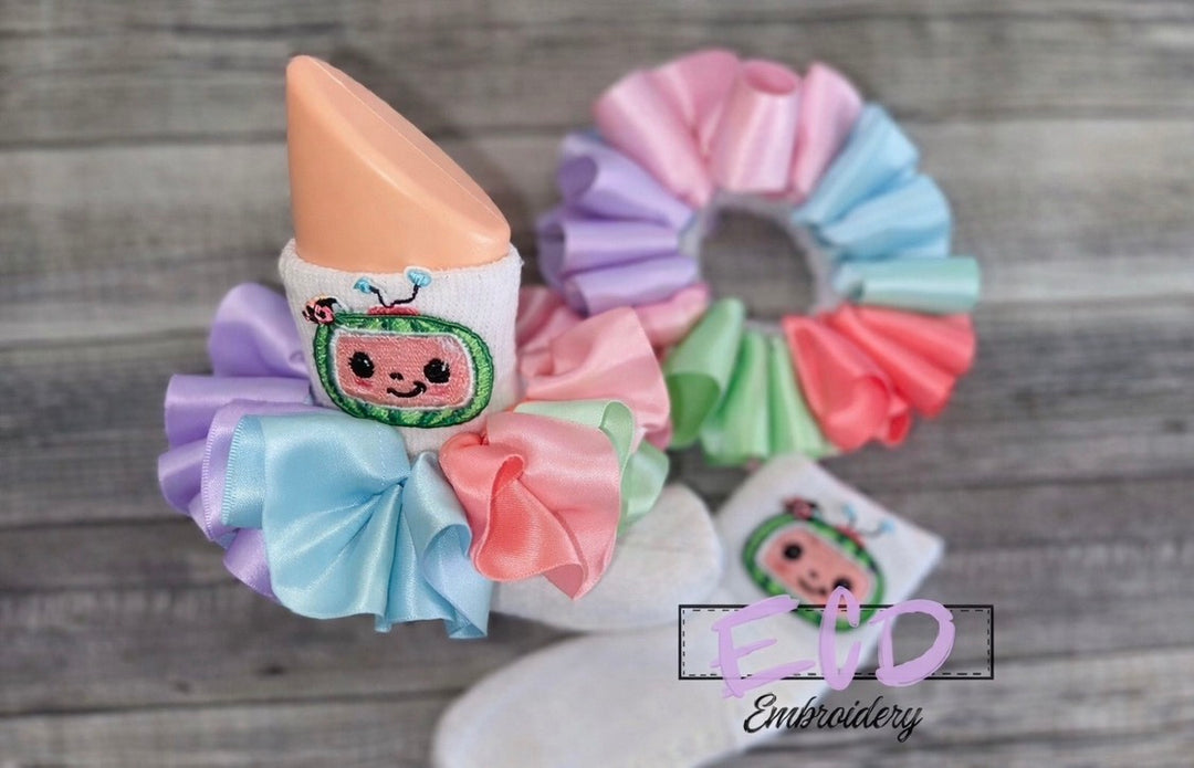 Personalized 2nd Birthday Outfit Girl | Colorful Tutu Set with Name &amp; Number|cocomelon