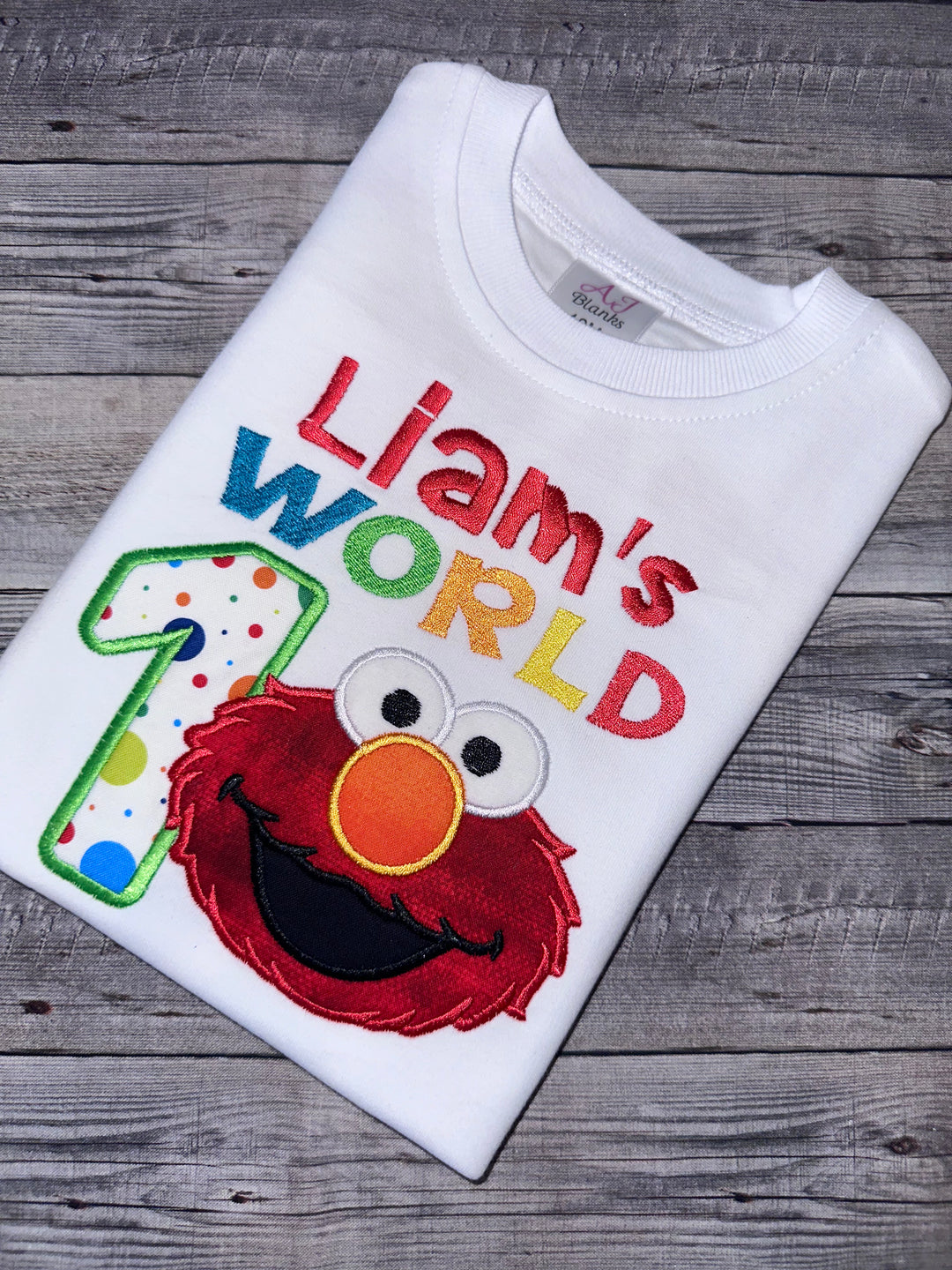 Personalized Elmo-Inspired Birthday Shirt|Custom Birthday Shirt for boys