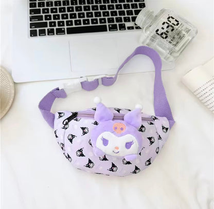 Kuromi plush Fanny packs for kids