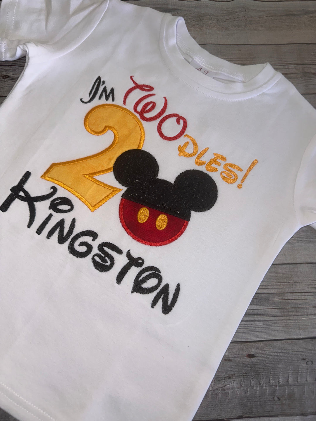 I’m TWOdles Birthday Shirt| Personalized Mickey Birthday Shirt