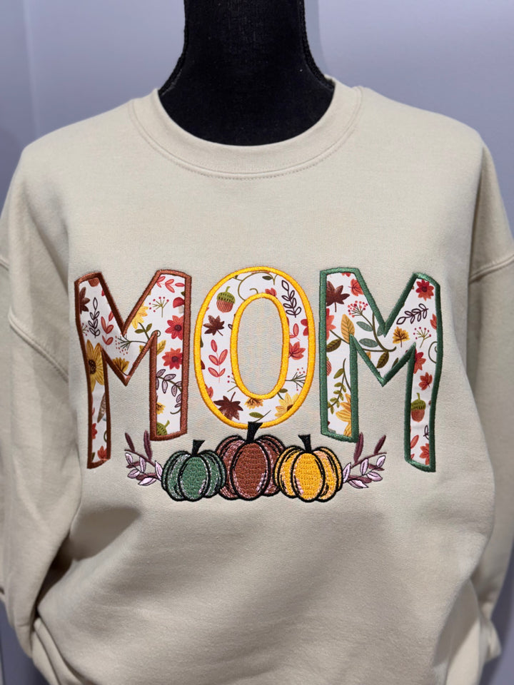 Floral MOM Fall Crewneck