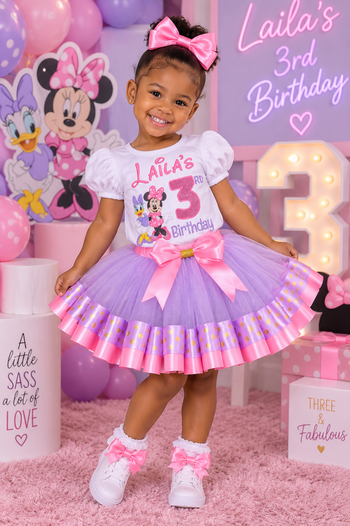 Minnie &amp; Daisy inspired Birthday Outfit