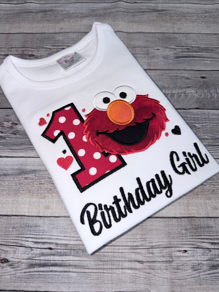 Elmo First Birthday Outfit