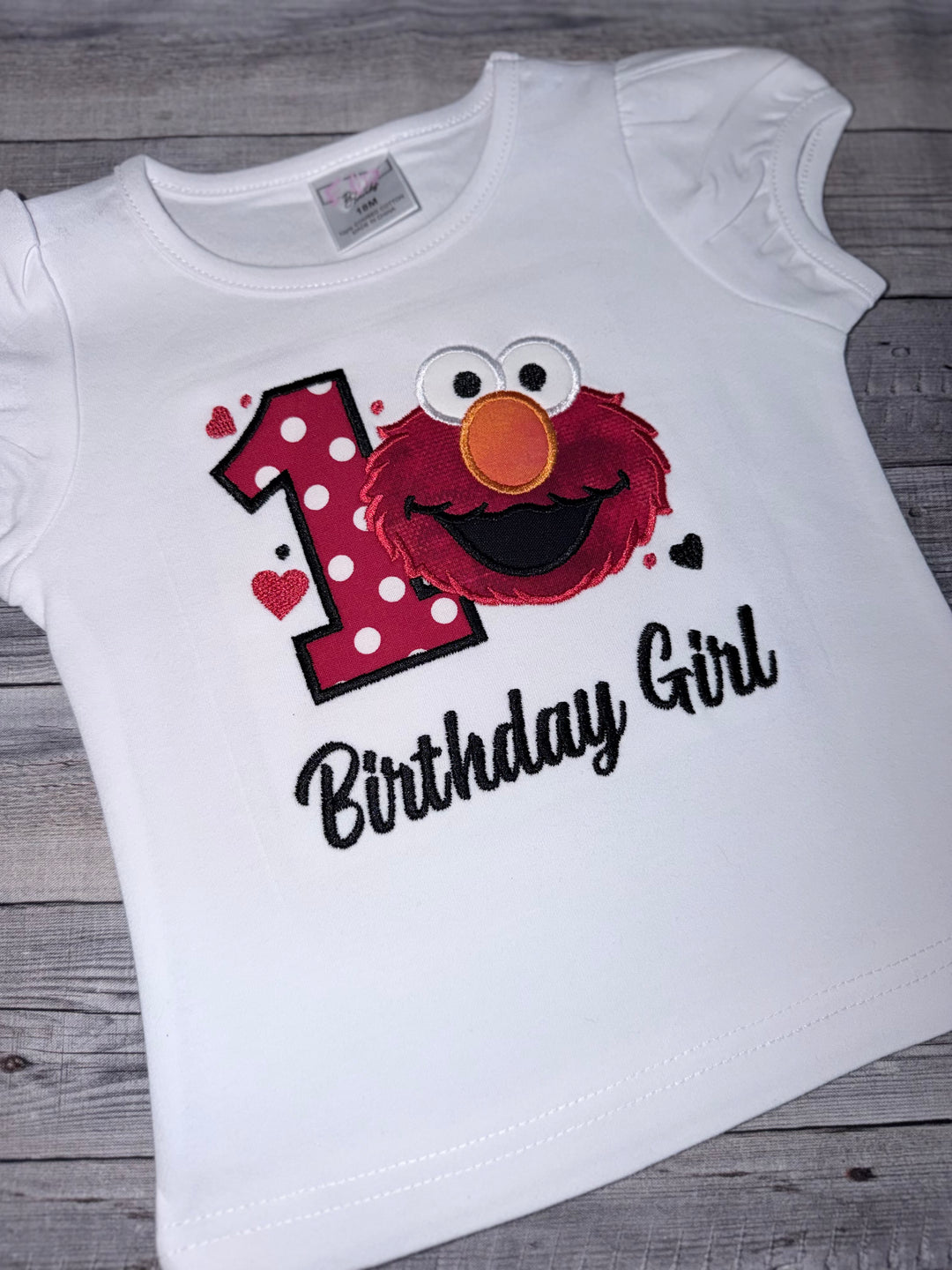 Elmo First Birthday Outfit