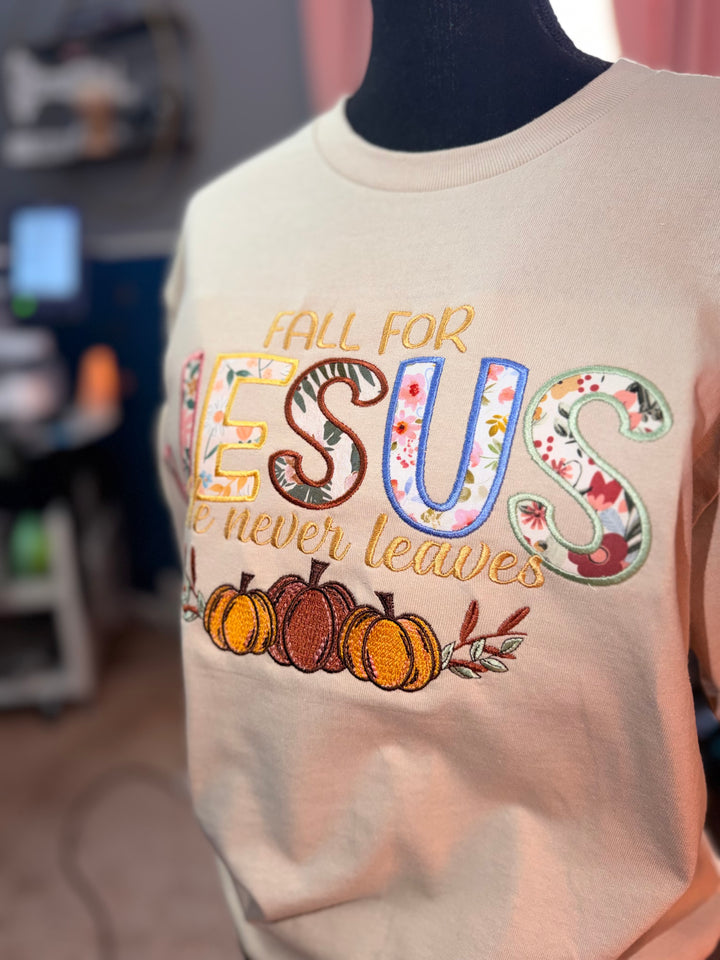 Fall for Jesus Floral Shirt