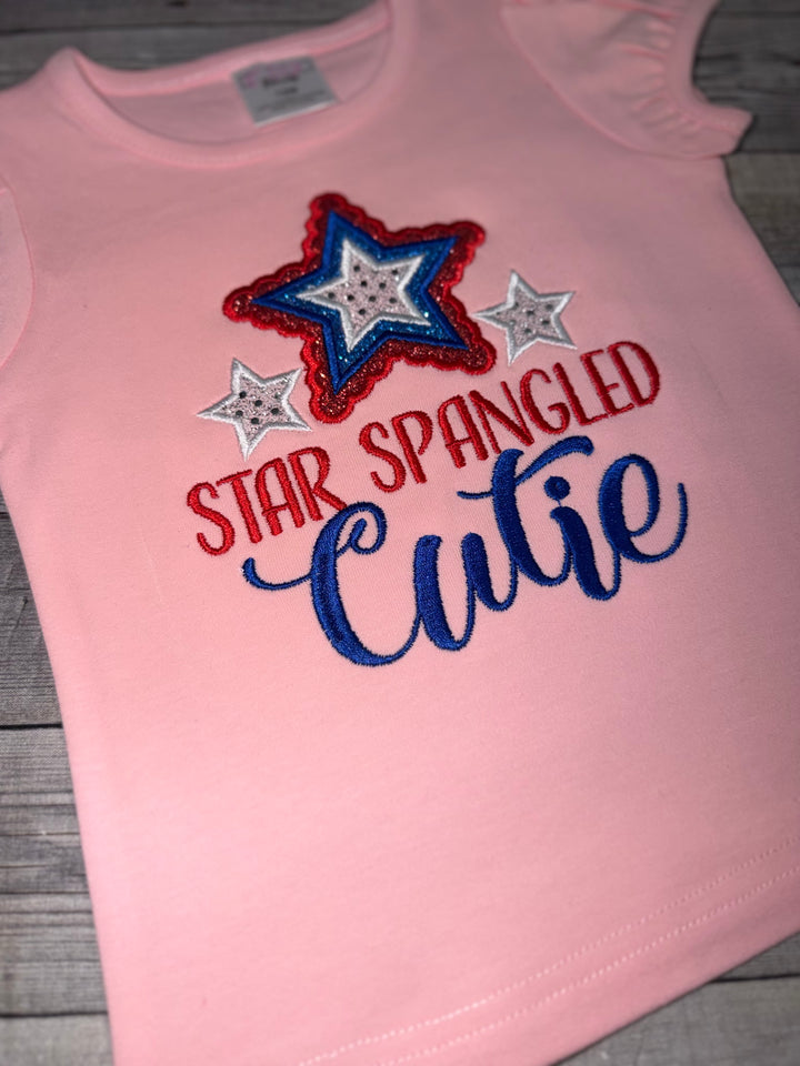 4th of July Star Spangled Cutie shirt