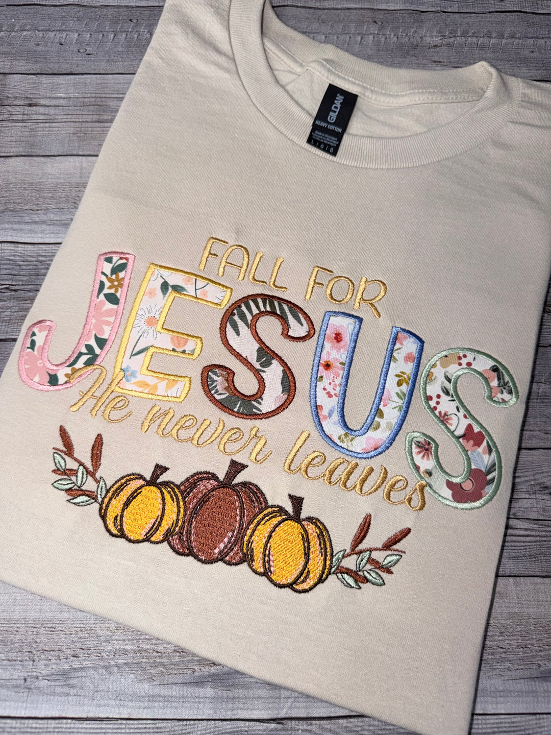 Fall for Jesus Floral Shirt