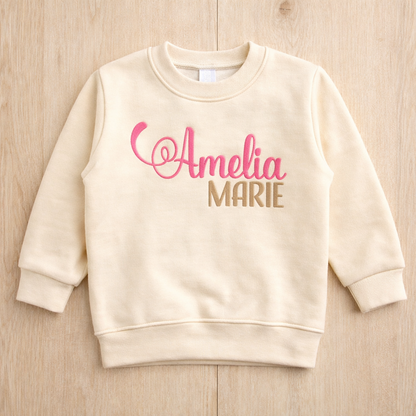 Name Sweatshirt- Personalized Toddler Crewneck
