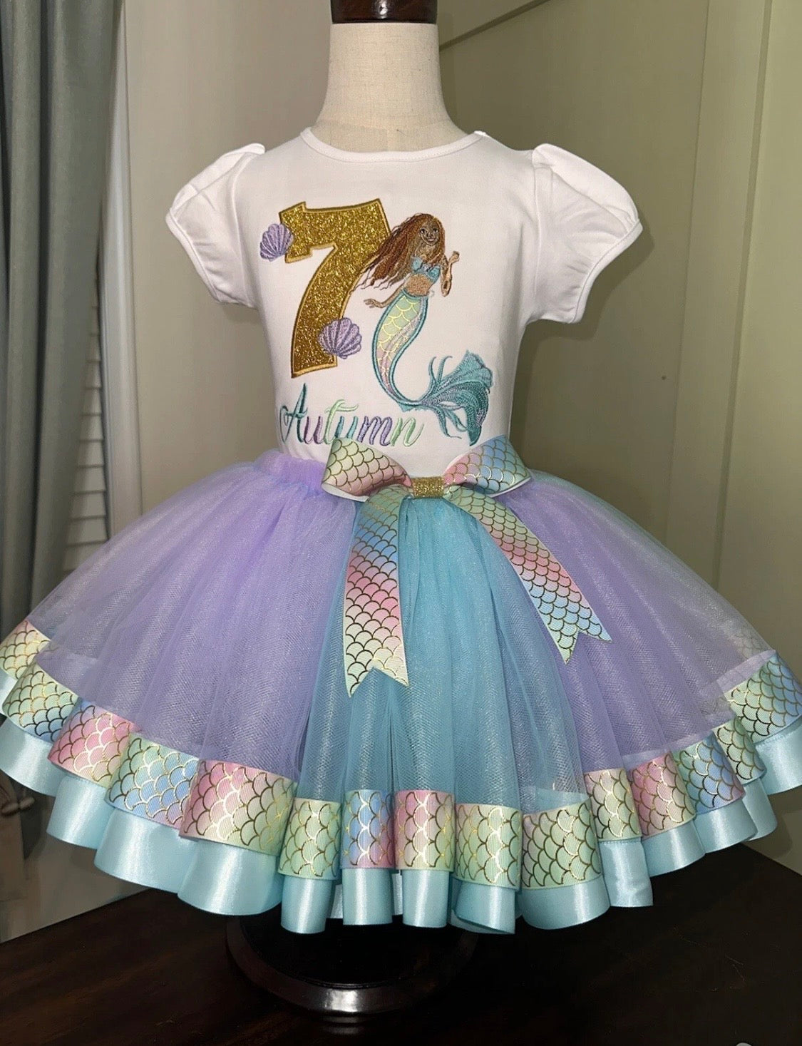 Mermaid birthday outfit