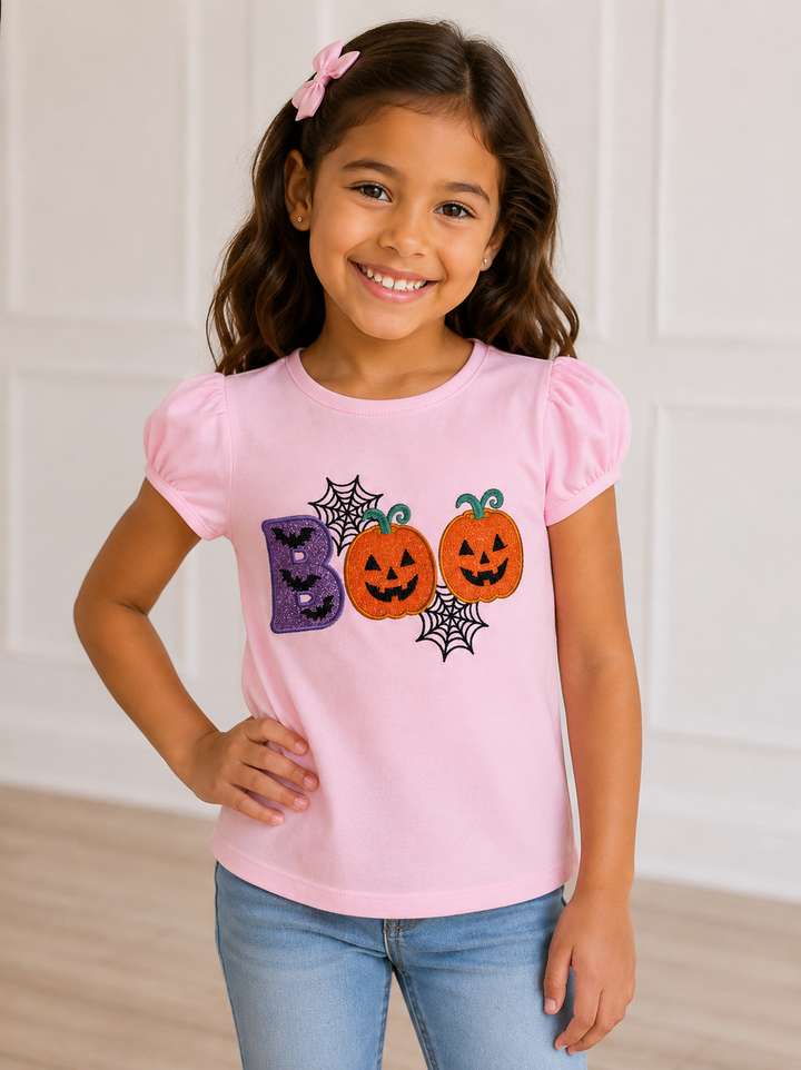 Boo Pumpkin Halloween Shirt