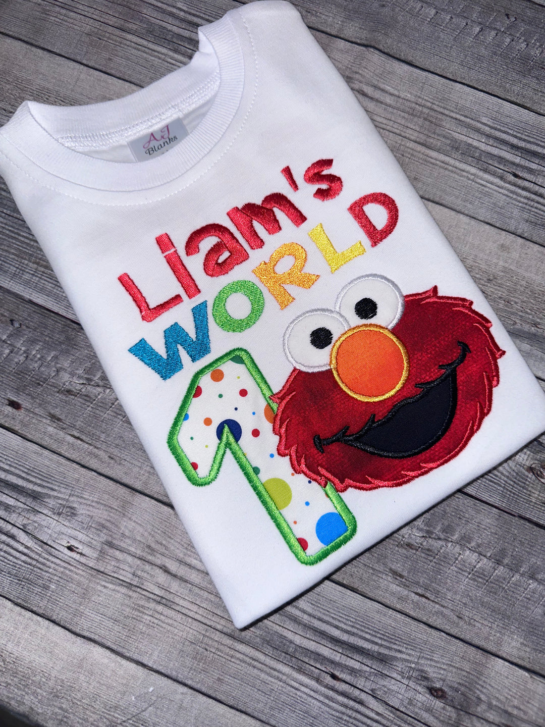 Personalized Elmo-Inspired Birthday Shirt|Custom Birthday Shirt for boys