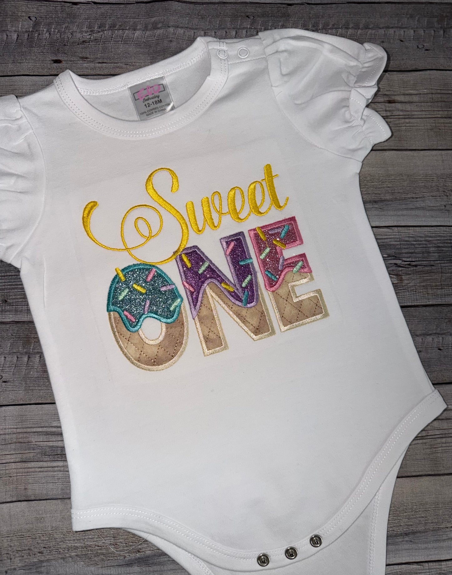 Sweet ONE Birthday Outfit for Girls| Pastel Rainbow Tutu Set| Sizes 0M-12y