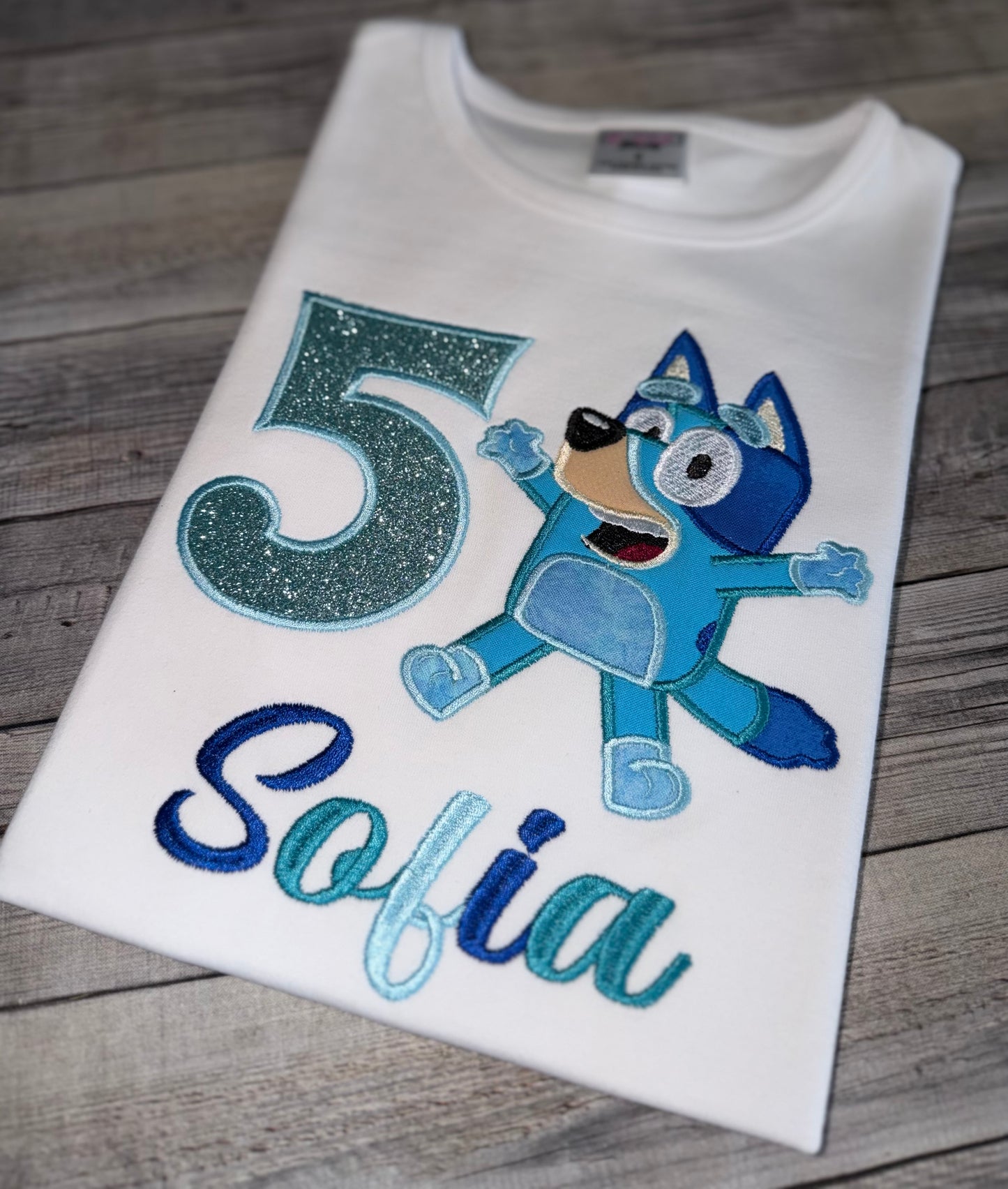 Bluey Inspired Personalized Birthday Shirt | Custom Kids Birthday Shirt