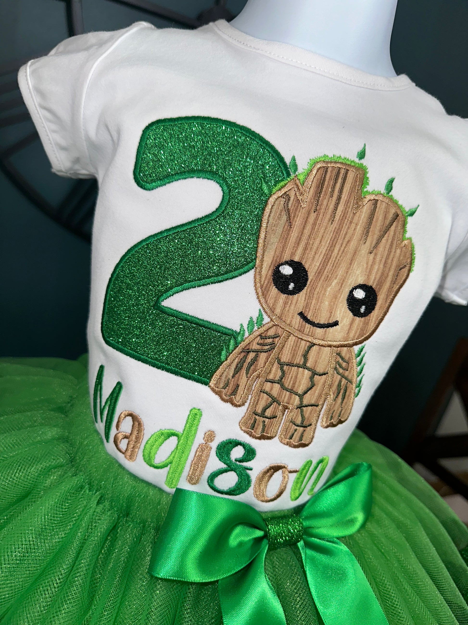 I am Groot birthday outfit. Second birthday theme and ideas. I am groot Birthday theme.