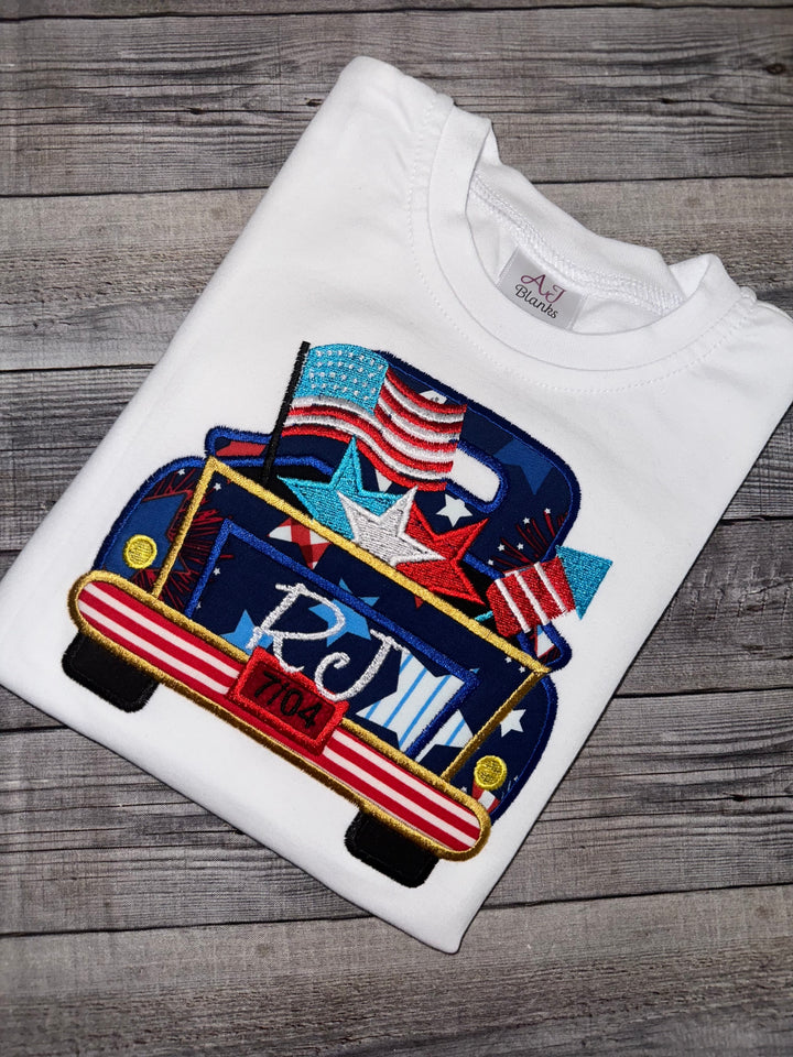 4th of July Vintage Truck Shirt