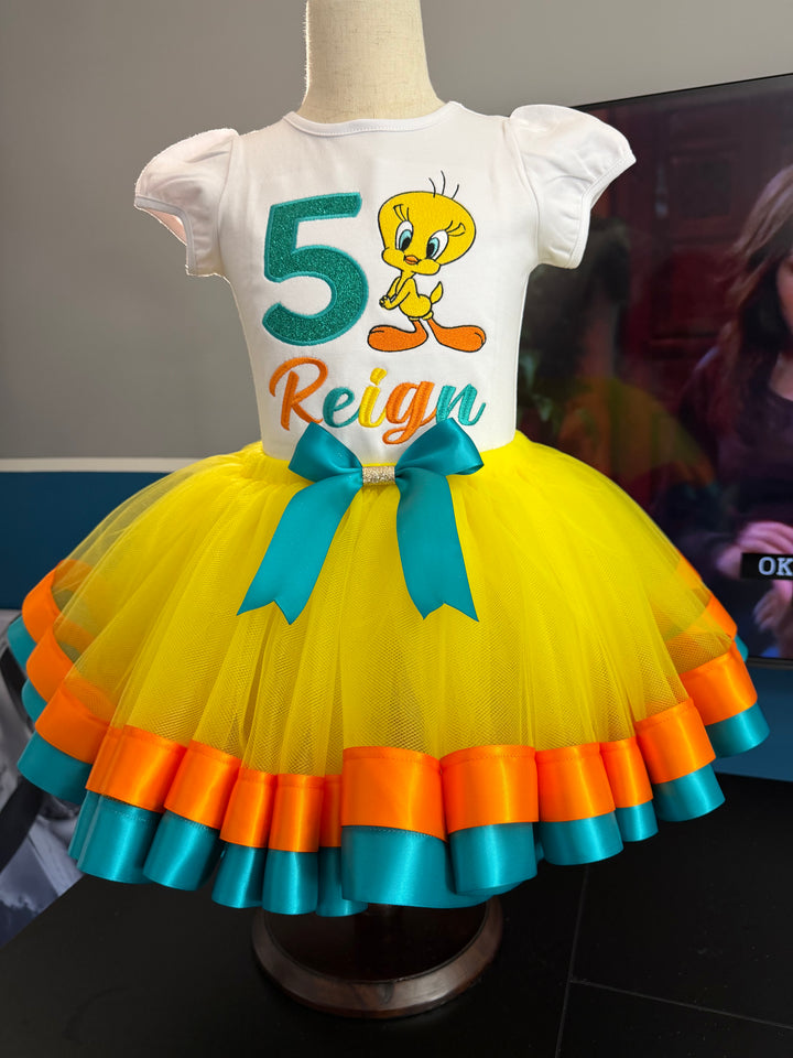 Tweety 5th Birthday Tutu Set