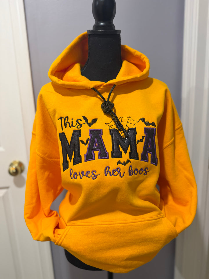 This MAMA loves her boos|Halloween sweatshirt