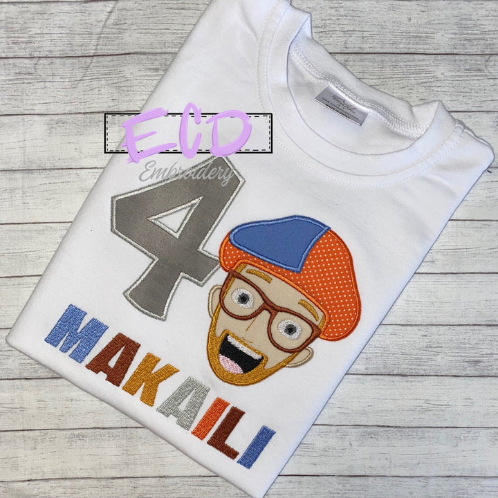 Blippi Birthday Shirt