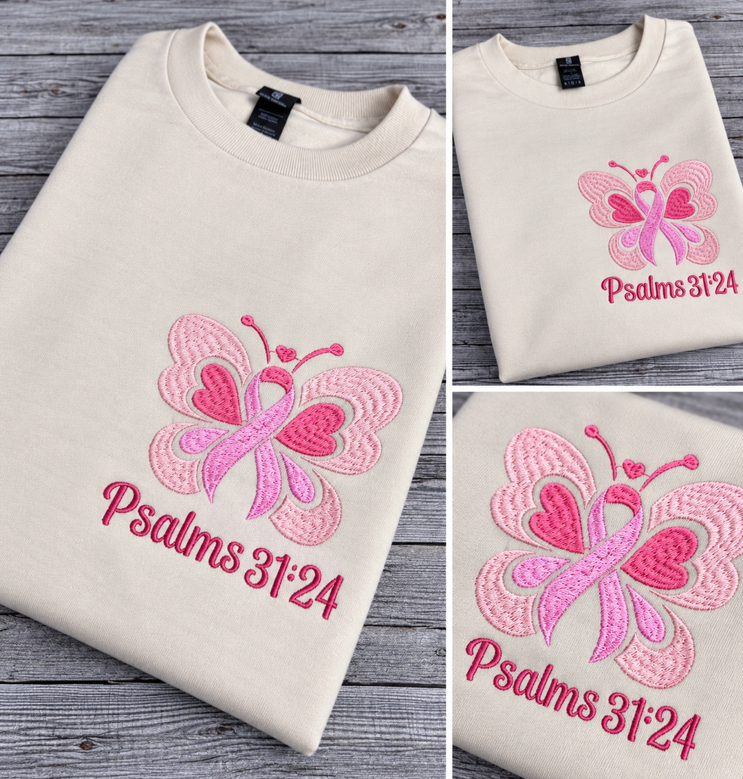 Breast Cancer Butterfly T-shirt
