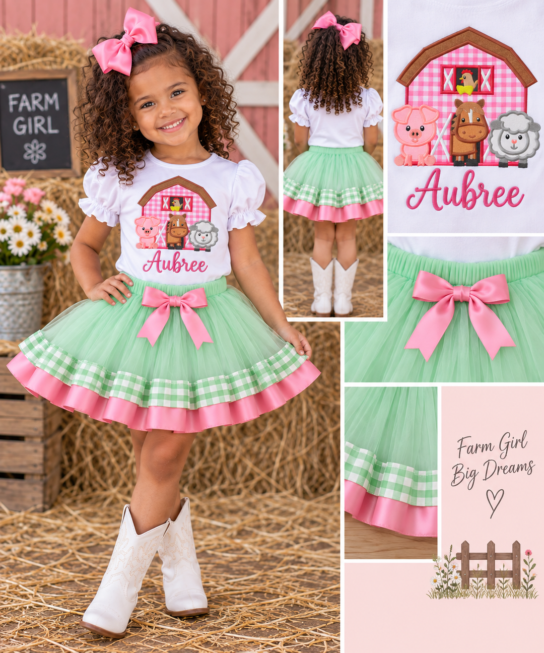 Farm Girl Birthday Outfit