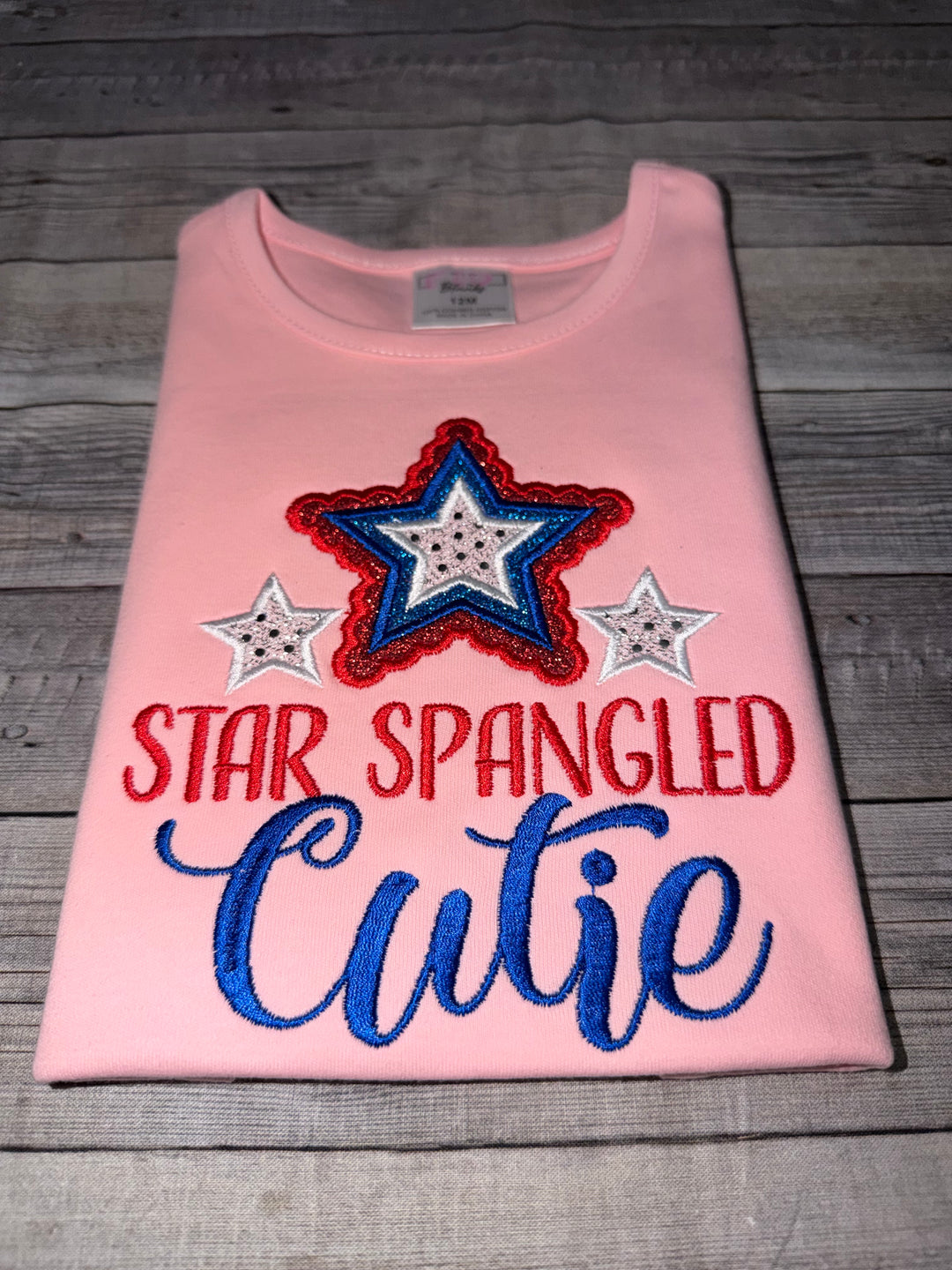 4th of July Star Spangled Cutie shirt
