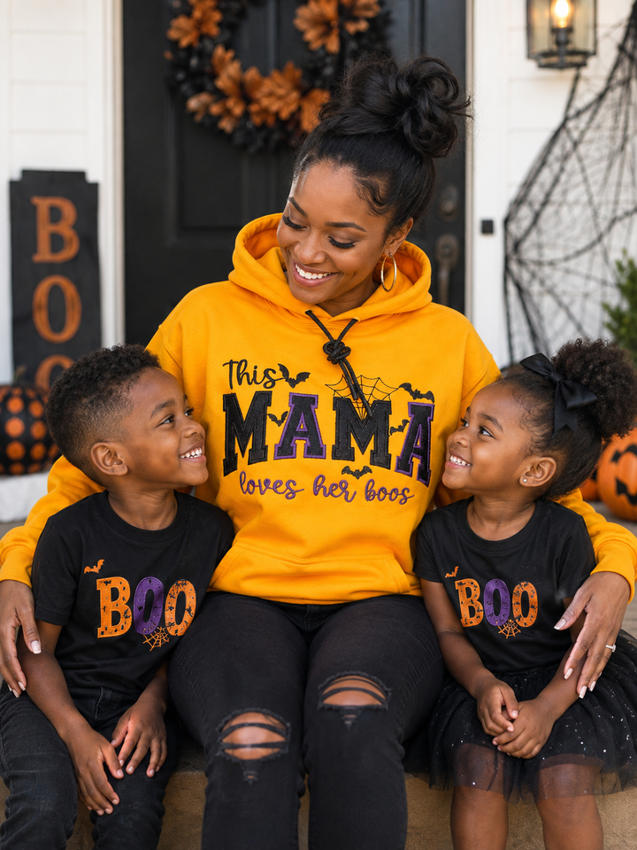 This MAMA loves her boos|Halloween sweatshirt