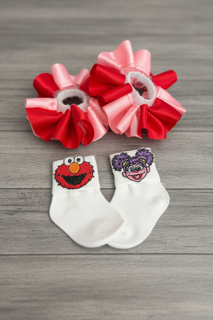 Elmo &amp; Abby Birthday Outfit