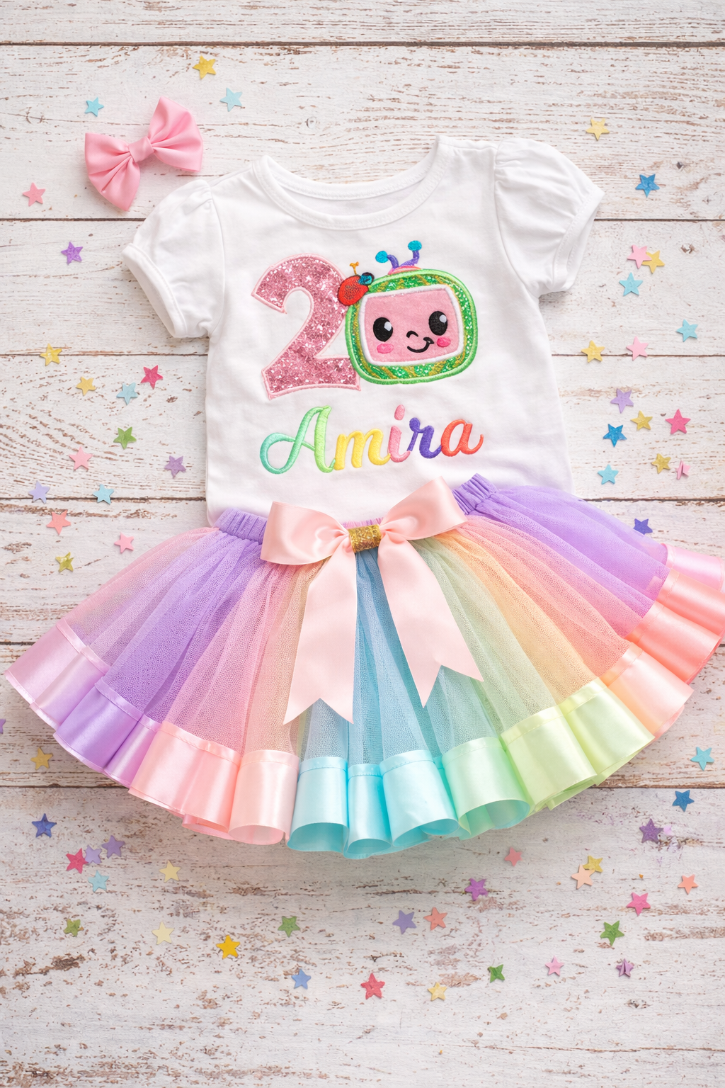 Personalized 2nd Birthday Outfit Girl