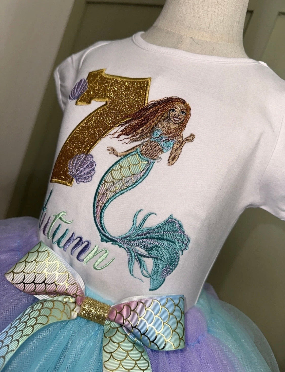 Mermaid birthday outfit