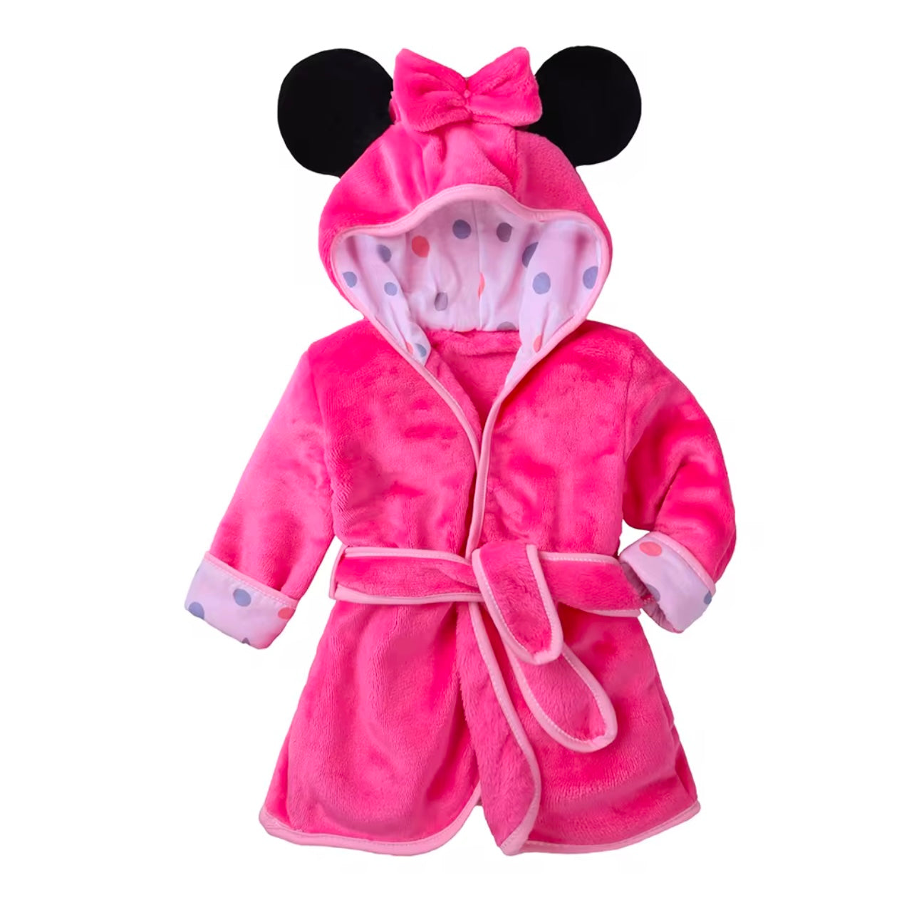 Pink robe with mouse ears