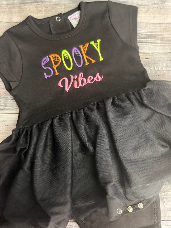 Spooky Vibes Tutu Romper