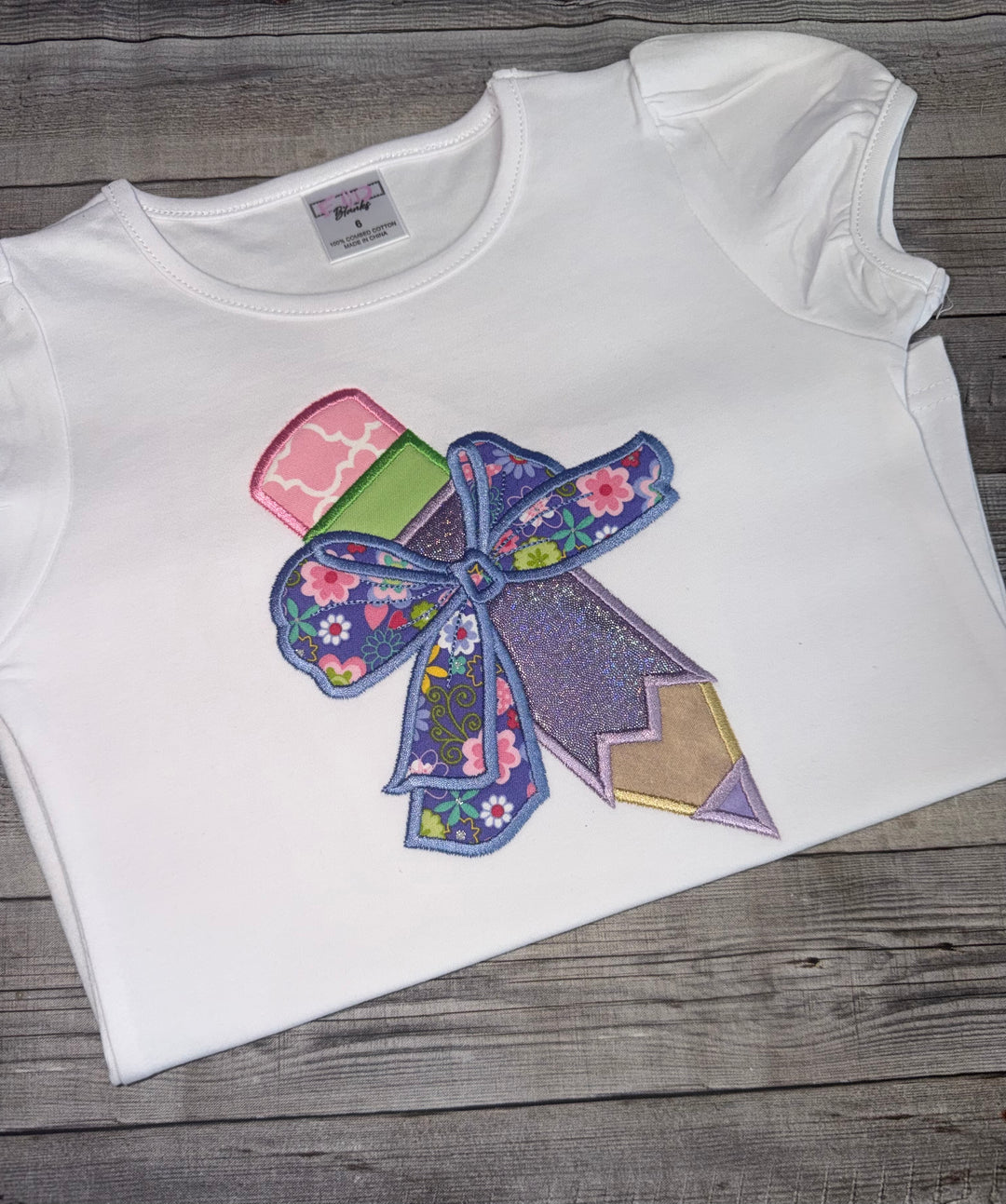 Personalizable Pencil Bow Shirt