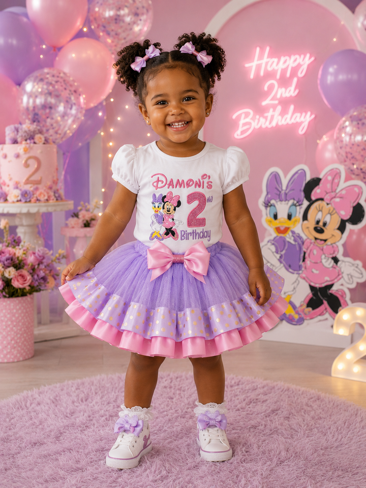 Minnie &amp; Daisy inspired Birthday Outfit