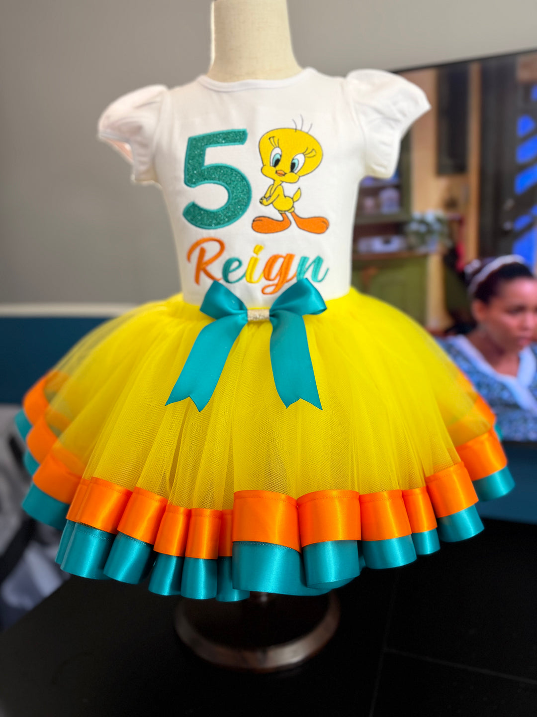 Tweety 5th Birthday Tutu Set