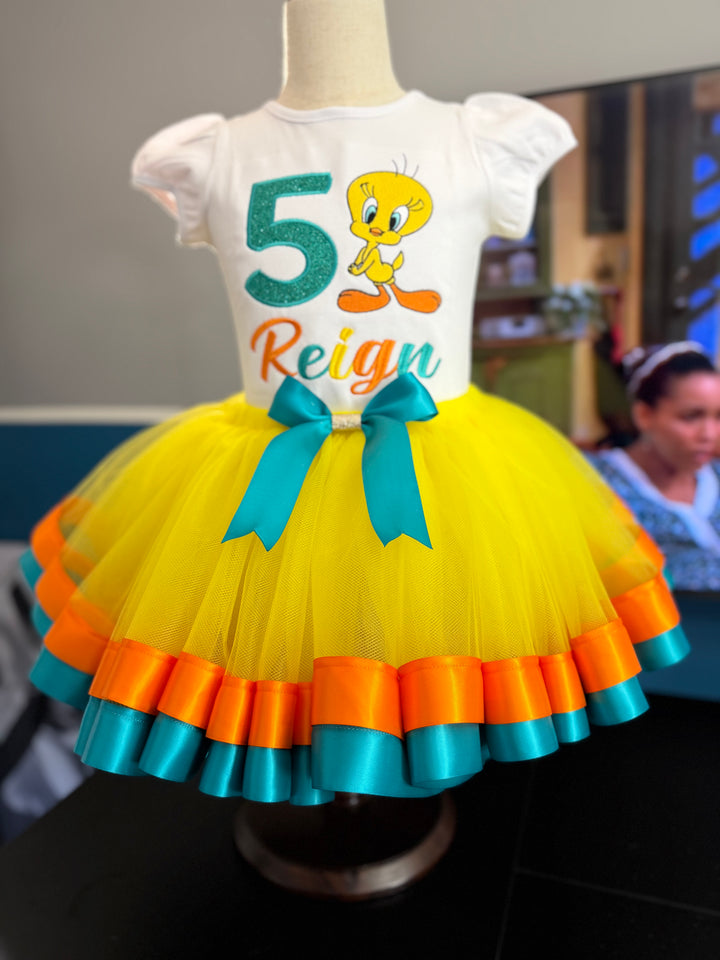 Tweety 5th Birthday Tutu Set