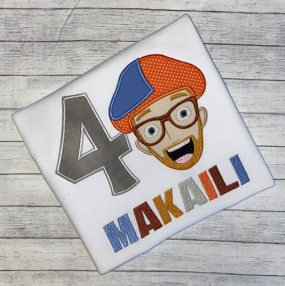 Blippi Birthday Shirt