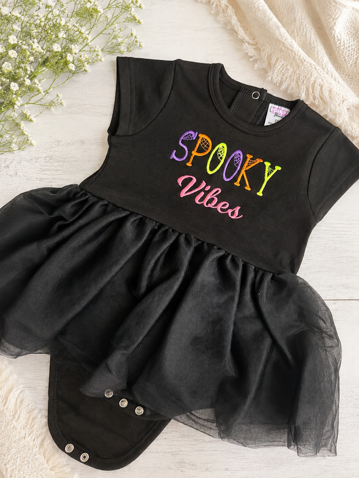 Spooky Vibes Tutu Romper