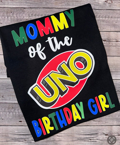 Uno theme family shirts